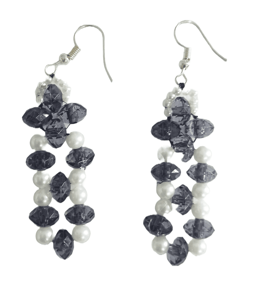 Elegant Beaded Earrings with a Touch of Class