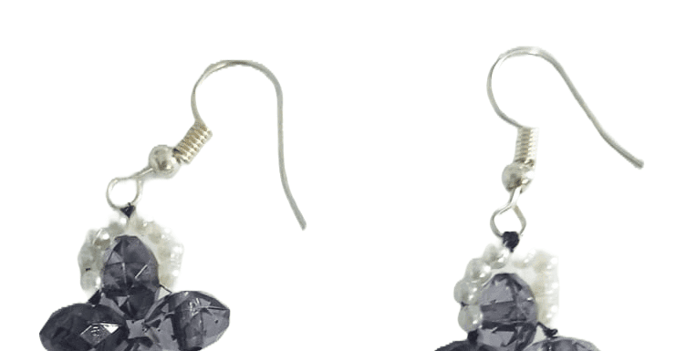 Elegant Beaded Earrings with a Touch of Class view 3