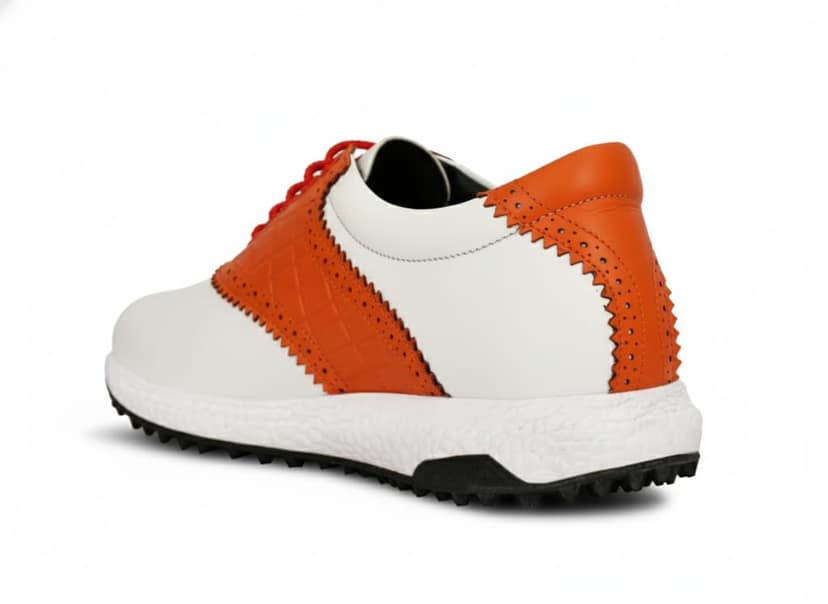 HITCARO Men Proffessional Leather Golf Shoes | Lace-Up | Phylon Sole |Waterproof | Comfortable | Breathable | Sports Shoes view 3