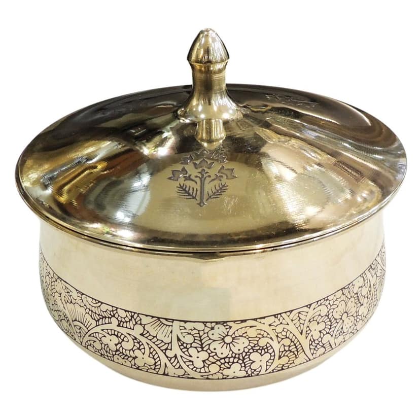 Bronze Handi Cookware, Height : 5.2 Inch (BCMAS211 D) view 2