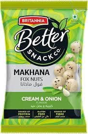 BRITANNIA CREAM ONION MAKHANA 25G