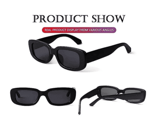 eryyxep Trendy Sunglasses Driving Sunglasses Square Frame Vintage Glasses Unisex_AQW127