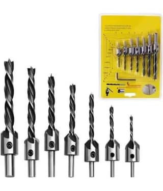 Countersink Drill Bit Set Power Tools
