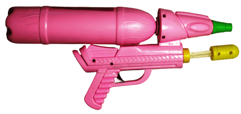 DyneJoy Pressure Gun Holi Pichkari color pink | (Pack of 1) view 2