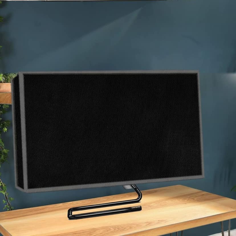 PalaP Super Premium Dust Proof Monitor Cover for HP All in ONE Desktop 21.5 inches (Black) view 5