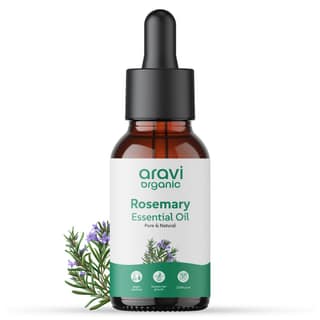 Aravi Organic Rosemary Essential Oil for Hair Growth, Quick Hair Growth for Women and Men - 100% Pure Rosemary Leaves Oil - 15 ml Aravi Organic Rosemary Essential Oil for Hair Growth, Quick Hair Growth for Women and Men - 100% Pure Rosemary Leaves Oil -
