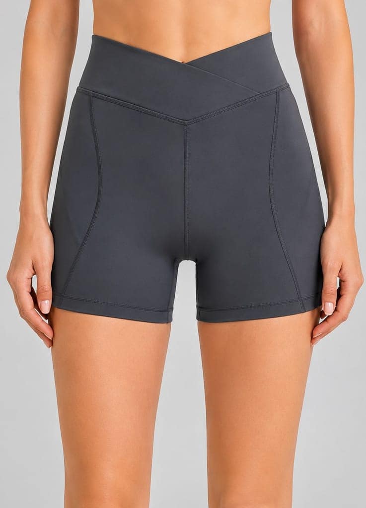 V Front biker Shorts view 3
