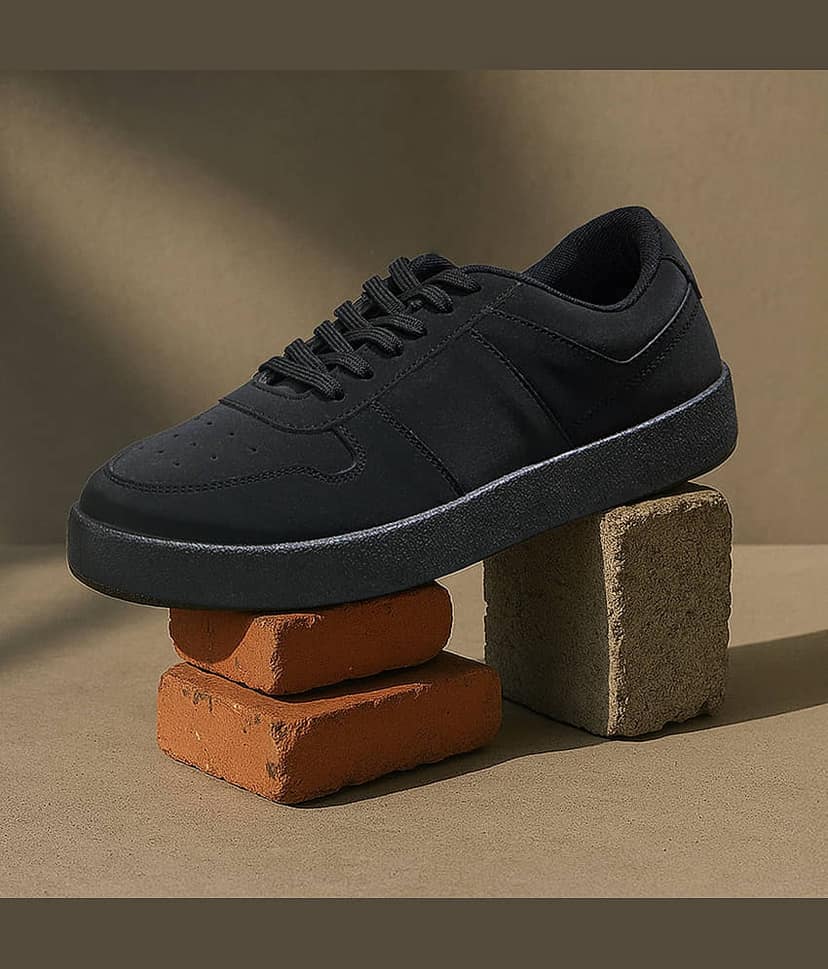 Neemans Black Men's Sneakers