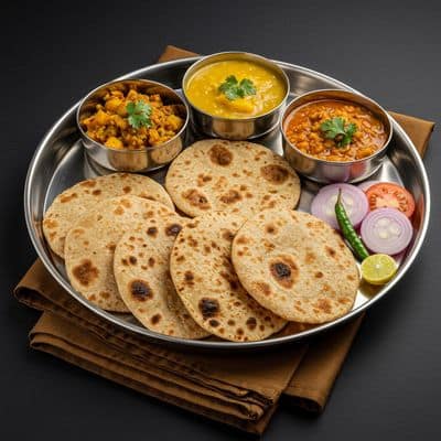 Phulka Thali