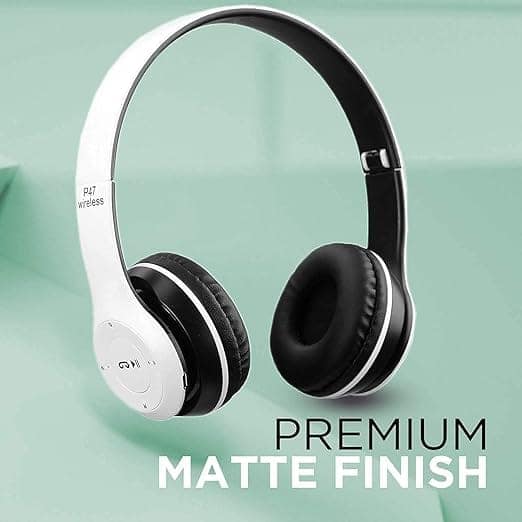 P47 Latest Wireless iC-05 Headphone with Mic & SD Card Slot Bluetooth Headset