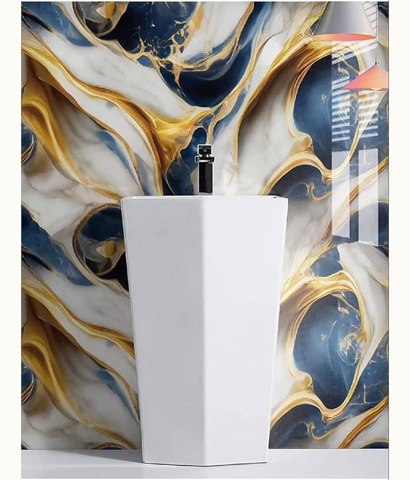 sekhmet Abstract 3D Wallpaper ( 60 x 200 ) cm ( Pack of 1 ) view 2