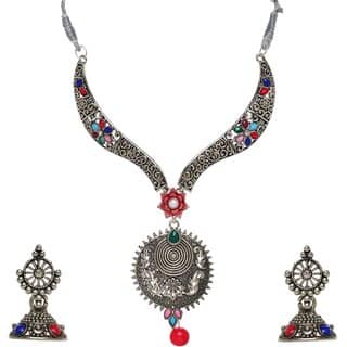 Hetprit Trendy Oxidised Beautiful Jewellery Set For Woman