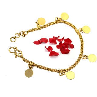 S L GOLD 1 Gram Micro Plated Bracelet D10