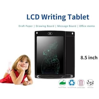 Magic Slate 8.5-inch LCD Writing Tablet Pad with Stylus Pen | for Drawing, Playing, Noting by Kids & Adults (Multicolor)(Pack of 1)
