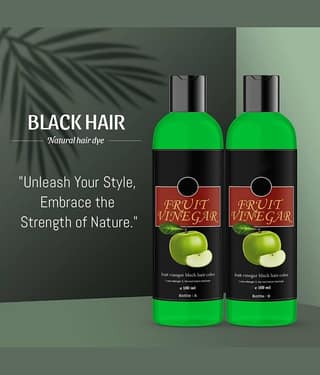 WRIXTY Ammonia Free Temporary Hair Color 200 mL Black