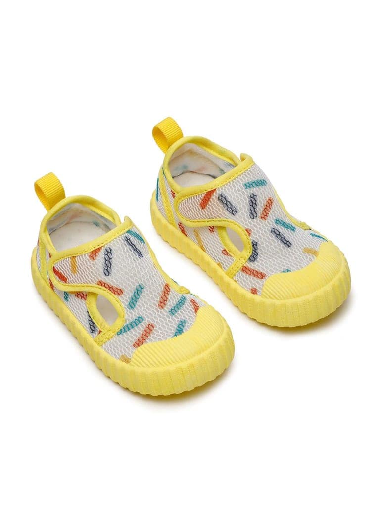 Premium Confetti Toddlers's Walking Shoes - White (Unisex) view 3