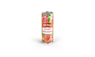 Bvitas Pink Guava Juice Drink - 250 ml (Pack of 6)