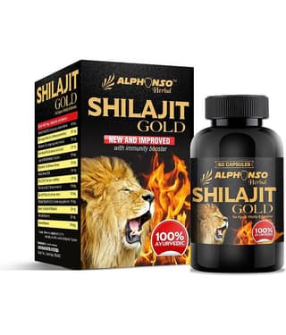 Alphonso herbal Shilajit Gold for Strength,Stamina,Power and Rejuvenation