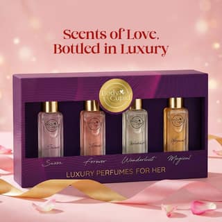 Body Cupid Luxury Eau de Epic Memories Perfume Gift Set for Women - 4 x 20 ml