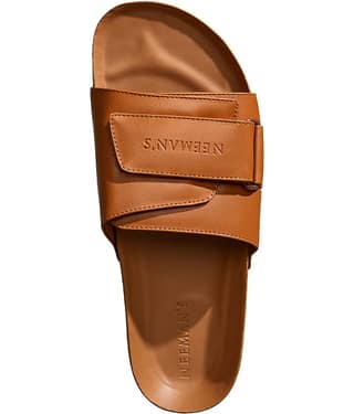 Neemans Cork Slides Tan Men's Slide Flip Flop