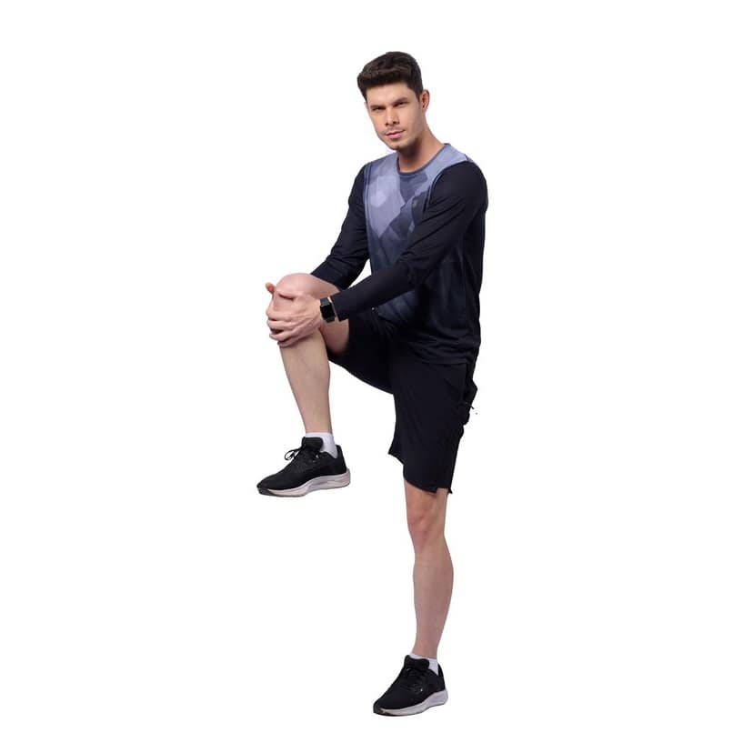 DOMIN8 Men's Digital print outdoor Training full sleeve T-shirt view 4
