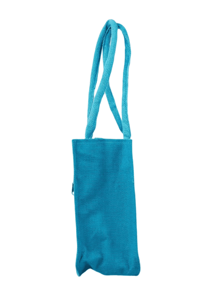 Blue Jute Hand Bag view 4