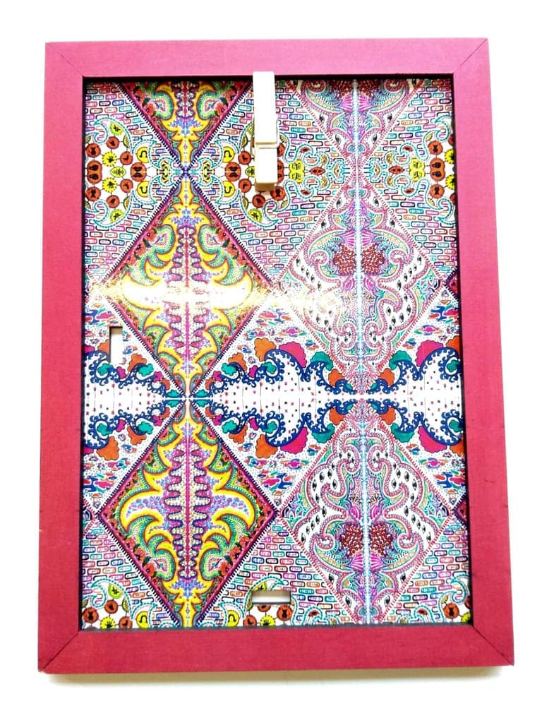 The Story of Waves Photo Frame with Magenta Borders 1