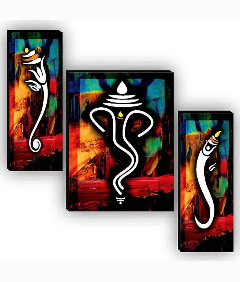 SNDArt MDF Multicolour Photo Frame Sets No. of Pieces- 3