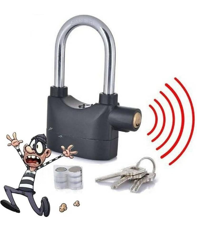 Ultimate Anti Theft Motion Sensor Alarm Lock For Bike, Door & Bicycle