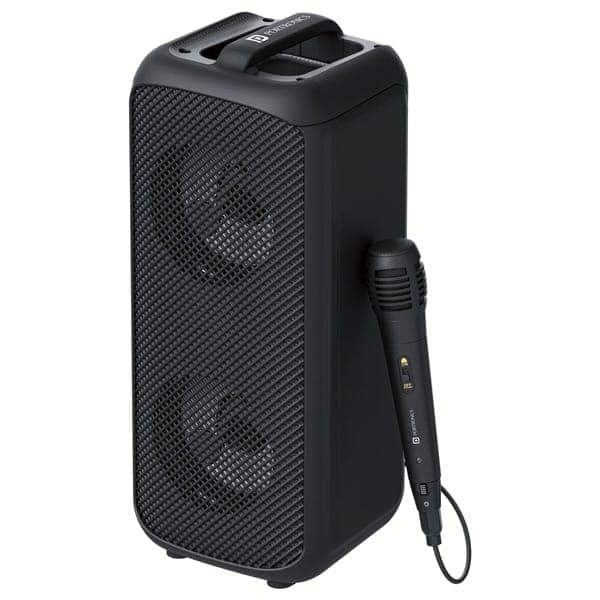 Portronics Rumble 25W Portable Bluetooth Speaker, Wired karaoke Mic