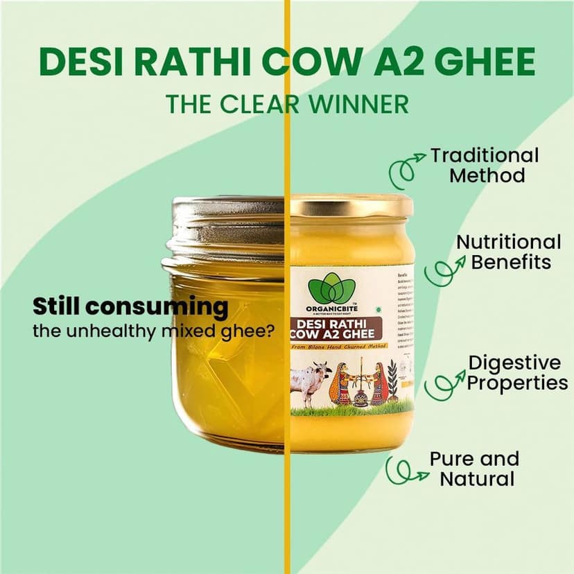 A2 Vedic Rathi Cow Ghee view 6