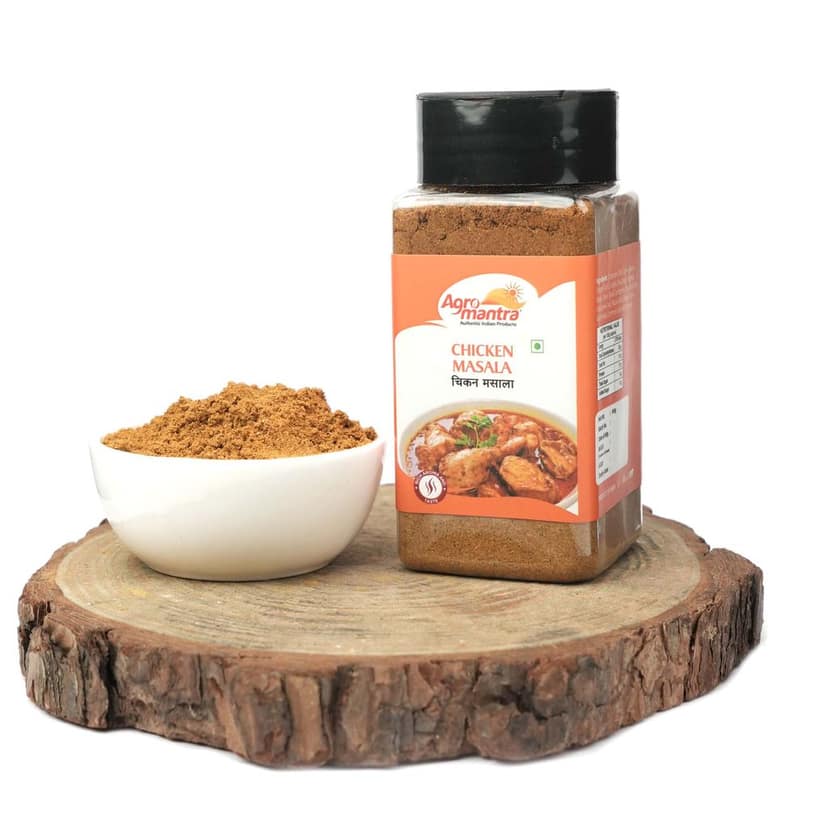 Agro Mantra Chicken Masala 100g | Authentic Indian Spice Blend | Ideal for Curries, Tandoori, & Biryani | Rich Flavor & Aroma | Handpicked Ingredients | Fresh & Preservative-Safe | Ready-to-Cook Indian Curry view 6