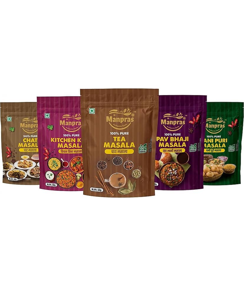 MANPRAS COMBO OF 5 Masala 50 gm