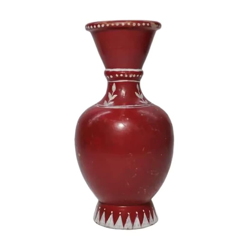 Red Decorative Vase