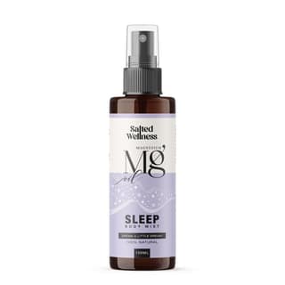 Magnesium Oil Sleep Body Mist 40% | Natural Magnesium Chloride Spray for Muscle Relaxation, Stress Relief & Better Sleep | Post Workout & Night Use | 100ml | Salted Wellness by Thrpy & Thrpy