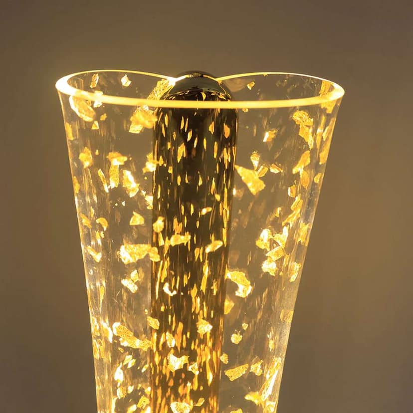 Luxury Golden Crystal LED Table Lamp (1 Pc) view 2