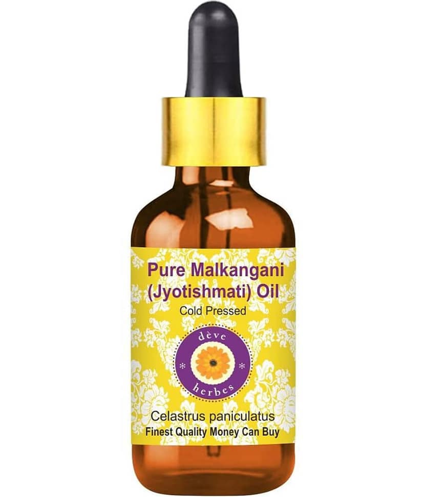 Deve Herbes Pure Malkangani/Jyotishmati Carrier Oil 50 mL