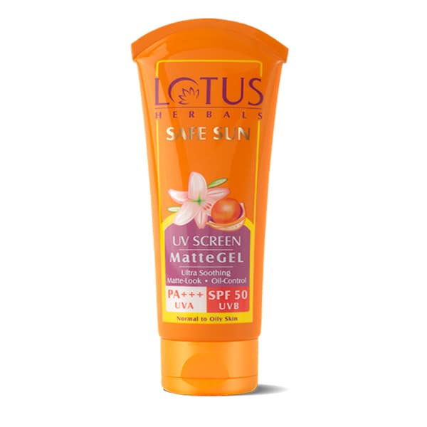 Lotus Herbals Safe Sun Uv Screen Matte Gel PA SPF 50 100 G