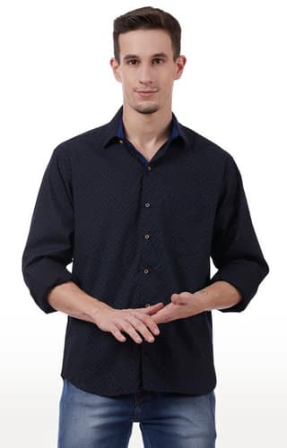 Tahvo Men Blue Shirt