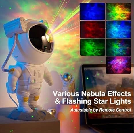 Toy Imagine Transform Your Space with The Astronaut Galaxy Projector view 3