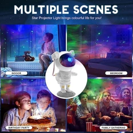 Toy Imagine Transform Your Space with The Astronaut Galaxy Projector view 6