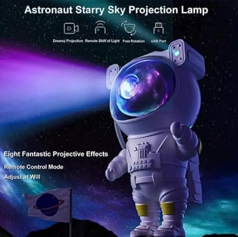 Toy Imagine Transform Your Space with The Astronaut Galaxy Projector view 8