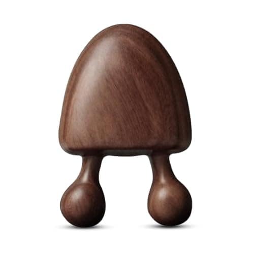 Facial Massage, Natural Sandalwood, Scraping, Massage Tools, Portable Facial Massager, Wooden Gua Sha Massage Therapy for Spa, Face, Eyes, Neck, Back and Body view 2