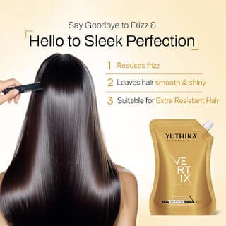 Yuthika Vertix Hair Smoothening Straightening Cream For Extra Resistant Hair 500ml view 2