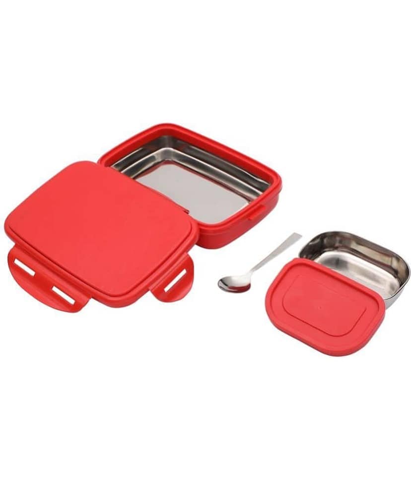 Jaypee - Red Stainless Steel Lunch Box ( Pack of 1 ) view 2
