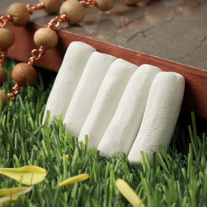 Giri Srichurnam - 5 Pcs | Thiruman | Namakatti | Holy Stick for Tilak White Color