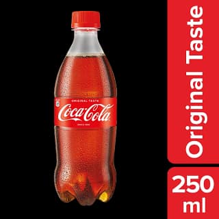 Coca Cola Soft Drink, 250 Ml Bottle