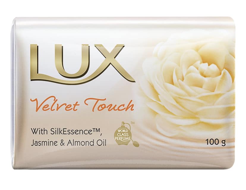 Lux Jasmine & Vitamin E Soap Bar, For Soft Glowing Skin with 7 Beauty Ingredients, 100 g (Pack of 4)
