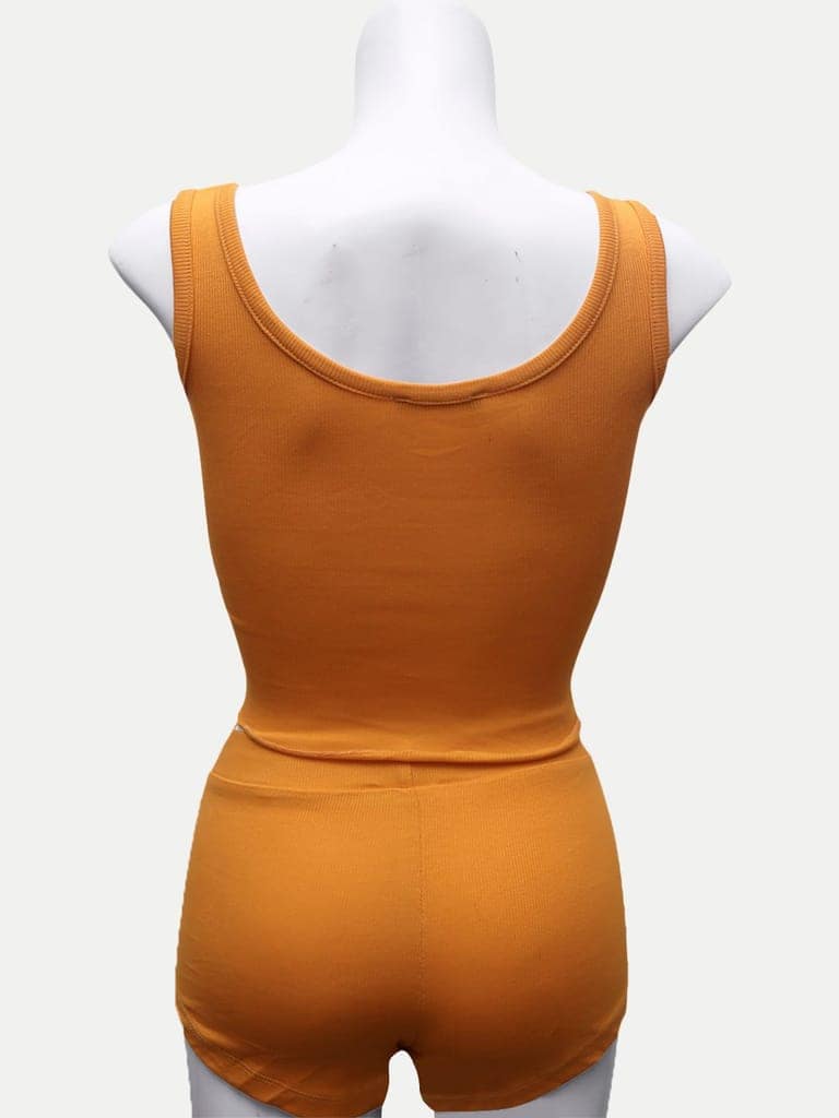 Women Orange Loungewear Set view 4