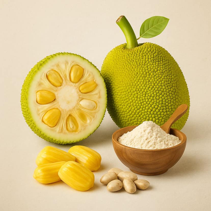 Jackfruit flour ( dehydrated jack fruit power, only high quality Bulb used from world famous Panruti) view 3